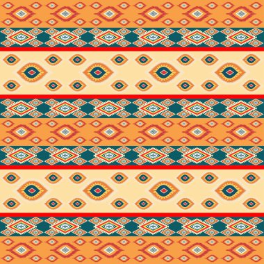 Dikişsiz etnik kabile desen
