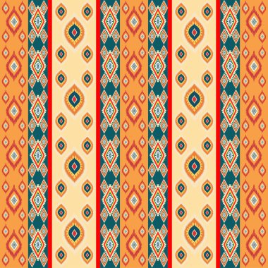 Dikişsiz etnik vektör desen