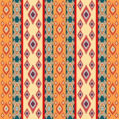 Soyut geometrik şekilli kusursuz desen