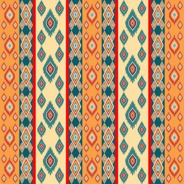 Kusursuz etnik düzen. Vektör illüstrasyonu