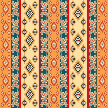 Kusursuz etnik düzen. Vektör illüstrasyonu