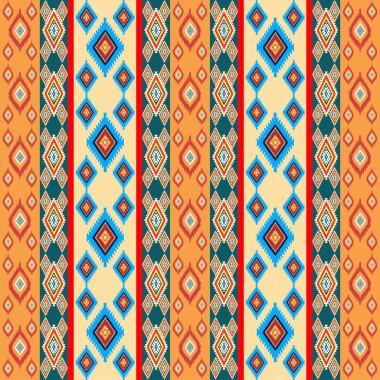 Soyut, dikişsiz geometrik desen. Renkli mozaik süsü, arkaplan dokusu, vektör illüstrasyonu