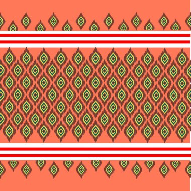Etnik model. soyut kaleydoskop kumaş tasarımı.