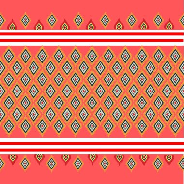Etnik boho kusursuz desen. Yazdır. arka plan tekrarlanıyor. Kumaş tasarımı, duvar kağıdı.