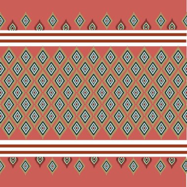 vektörsüz etnik desenli kabile süsü
