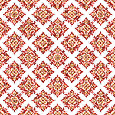 Geleneksel süsleme ile kusursuz desen