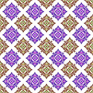 Etnik model. soyut kaleydoskop kumaş tasarımı.