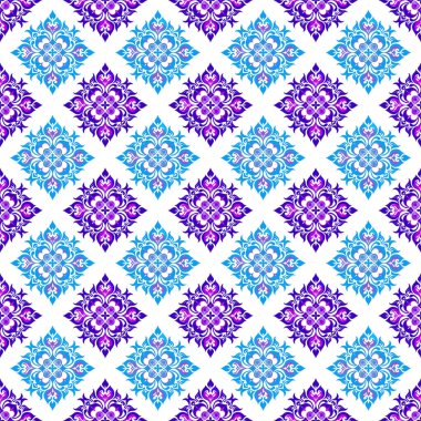 vektörsüz çiçek süsleme deseni, vektör