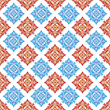 vektör soyut çiçek desenli