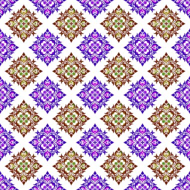 Soyut geometrik şekilli kusursuz desen