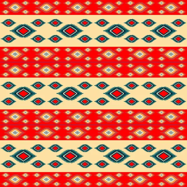 Etnik süslemeli kusursuz desen
