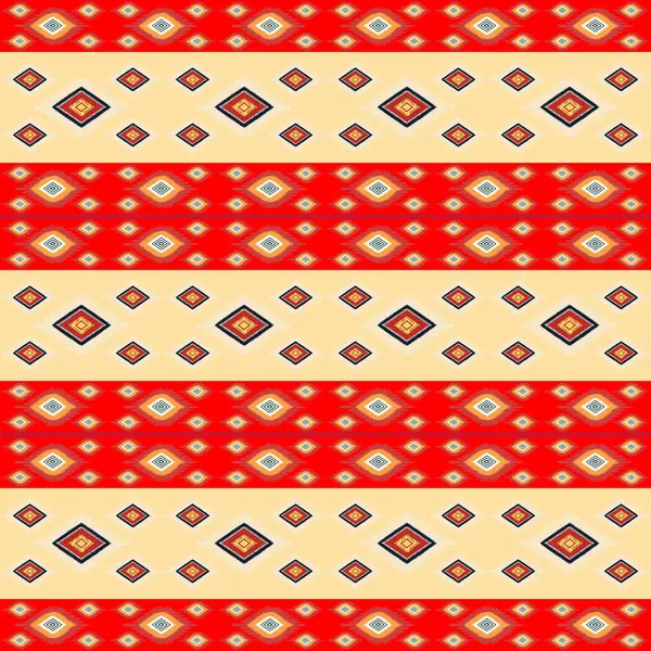 Etnik boho kusursuz desen. Yazdır. İşlemeli arka plan. Kumaş arkaplan, duvar kağıdı.