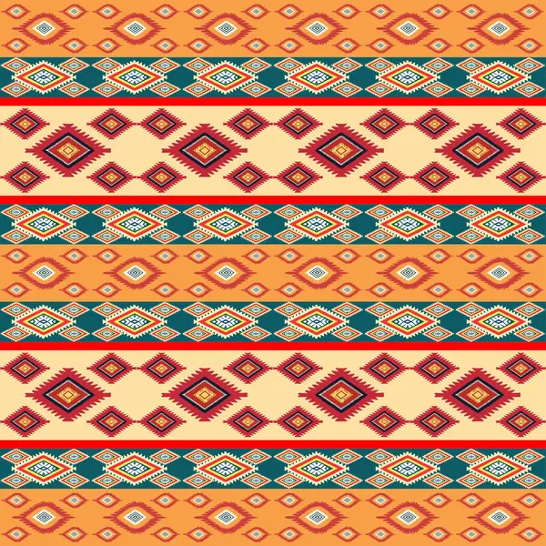 Aztek elementleri ile etnik ve pürüzsüz desen