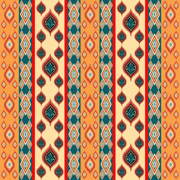 Geleneksel nakış süsüsüyle kusursuz desen. vektör illüstrasyonu