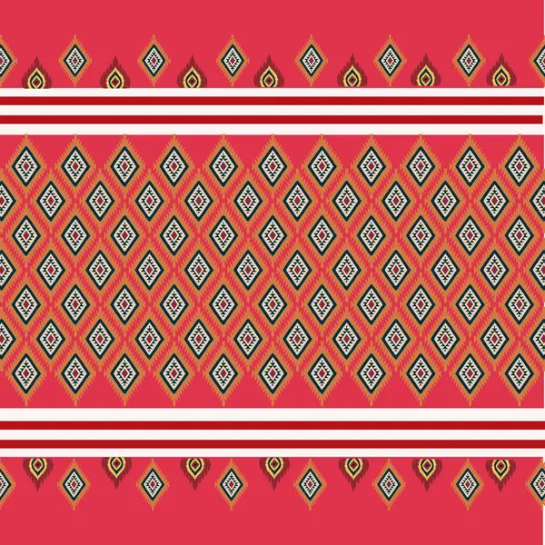 Geleneksel nakış süsüsüyle kusursuz desen. vektör illüstrasyonu