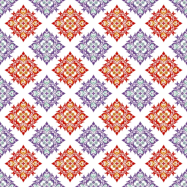 Kırmızı ve beyaz renklerde kusursuz arkaplan deseni