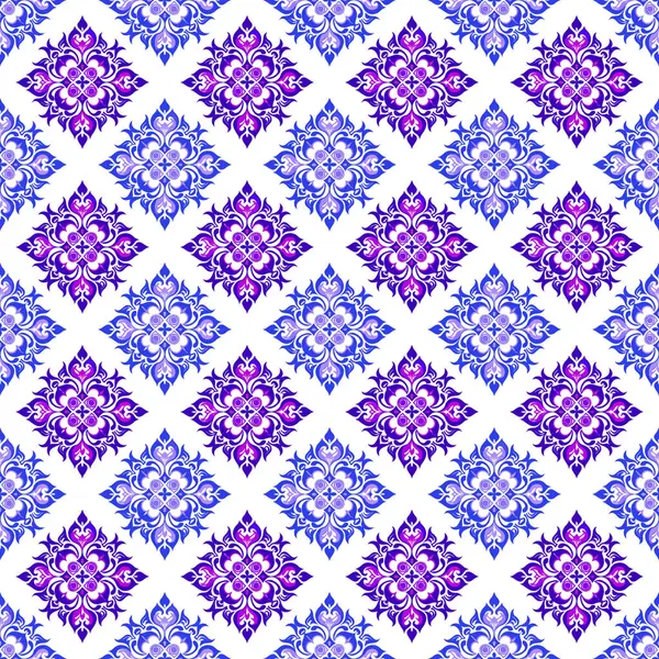 Vektör kusursuz desen. Mavi ve mor renkler. soyut arkaplan.