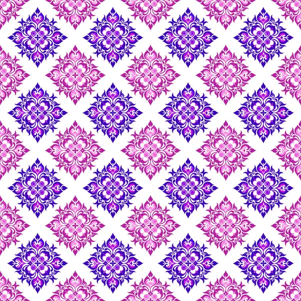 Çiçekli kusursuz vektör arkaplanı, çiçek süsü.