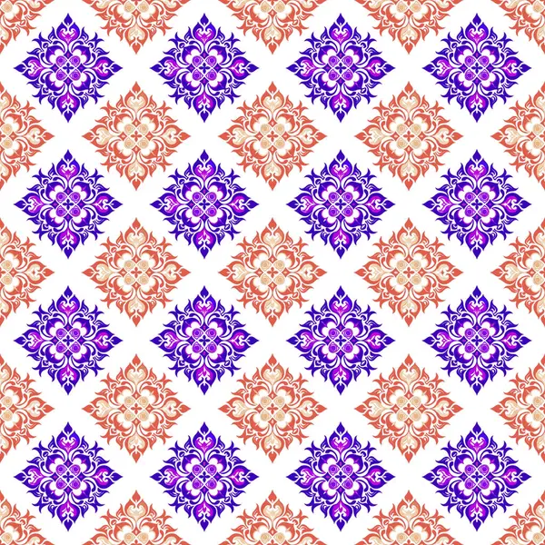 Geleneksel nakış süsüsüyle kusursuz desen. vektör illüstrasyonu