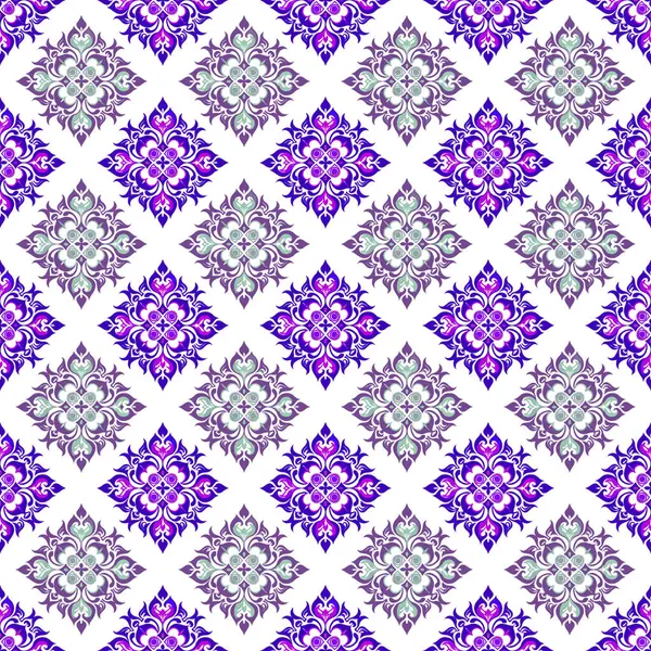 Soyut çiçeklerin vektörsüz deseni. Sonsuz doku.