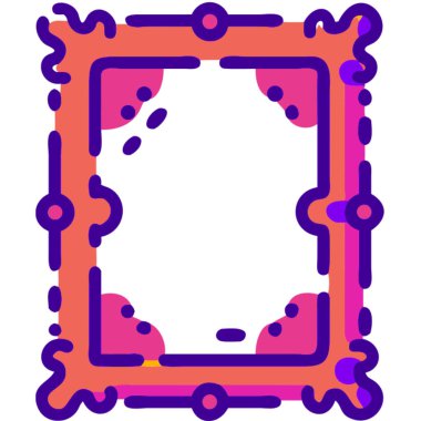 Şirin bir çizgi film arkaplanının vektör çizimi