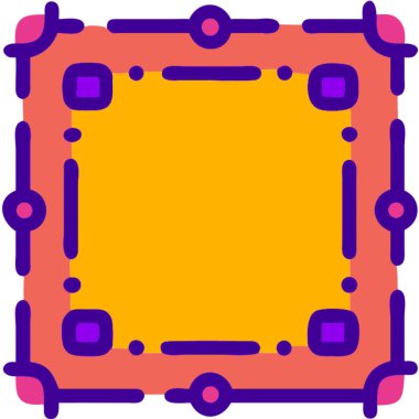 Mor ve beyaz arkaplanın vektör çizimi