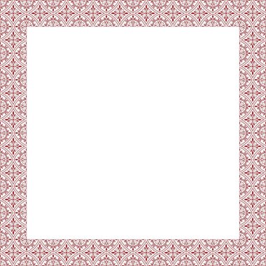 Kırmızı kenarlı beyaz arka plan. vektör illüstrasyonu