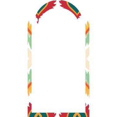 Türk menşeli bir bayrağın vektör illüstrasyonuName