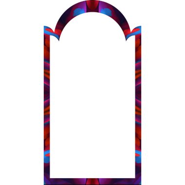 Tasarımınız için dekoratif desenli renkli çizimler. Süslü, güzel kokulu..