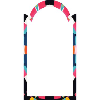 Kongo Cumhuriyeti bayrağı ile çerçeve ve sınır 3 boyutlu illüstrasyon