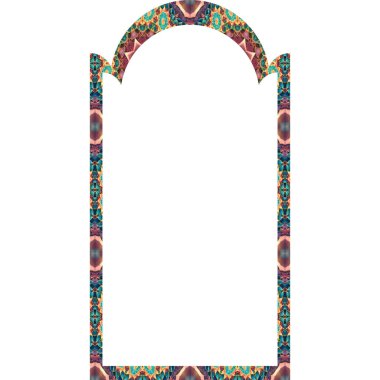 Eski tarz süslemeli çerçeve