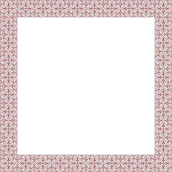 Kırmızı kenarlı beyaz arka plan. vektör illüstrasyonu
