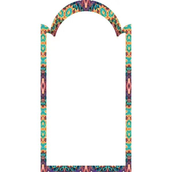 Renkli süsler içinde. beyaz arkaplanda izole