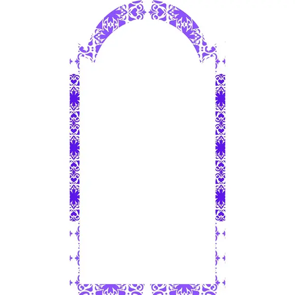 Beyaz arkaplanda beyaz kenarı olan mavi çiçek çerçevesi