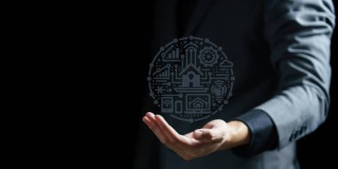 Adam gösteren ev simgesini