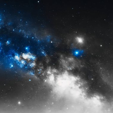 Derin uzayda Samanyolu Galaksisi