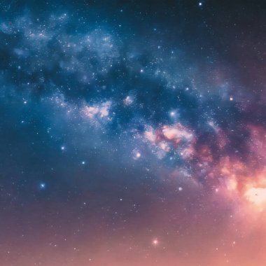 Yıldızlı güzel Samanyolu Galaksisi, Nasa tarafından desteklenen bu görüntünün elementleri