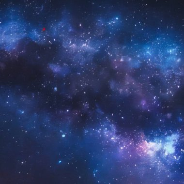 Derin gökyüzünde Samanyolu Galaksisi. evren ve yıldızlar.