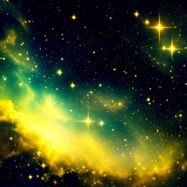 Uzayda yıldızlar. soyut arkaplan