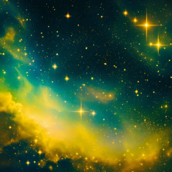 Nebula ve yıldızlı alan arkaplanı.