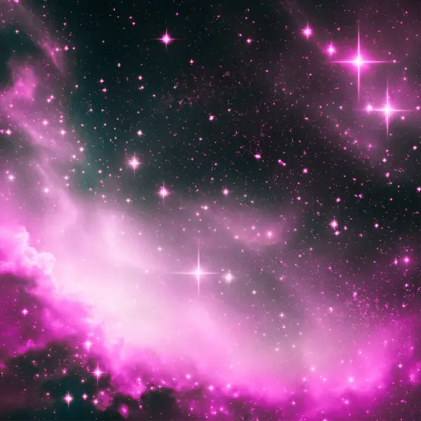 Uzay yıldızları ve nebula. soyut arkaplan.