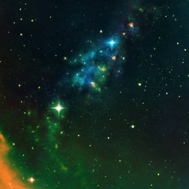 Yıldız nebulası, galaksi uzayı arka planı. Uzay yıldızları, bilim, bilim ve astronomi. Bu görüntünün unsurları Nasa tarafından desteklenmektedir