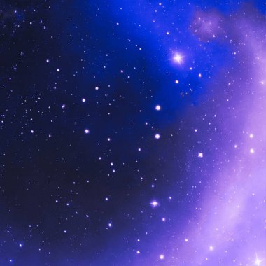 Uzay boşluğu olan gece yıldızları. Evren ve galaksi. Evren, nebula. Dış evren. soyut evren