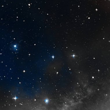 Dünya 'dan çok uzaktaki çok derin ve renkli yıldızlarda bir yıldız alanı. Bu görüntünün unsurları Nasa tarafından desteklenmektedir