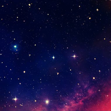 yıldızlı gökyüzü ve uzay, arka plan, yıldızlar ve Samanyolu, evren ve evren teması