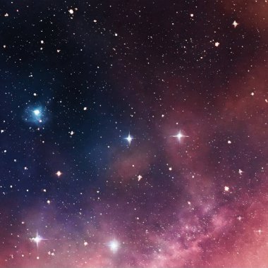 Güzel gece yıldızlı gökyüzü