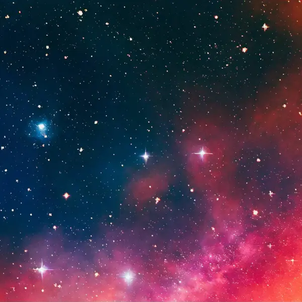 yıldızlı gökyüzü ve uzay.