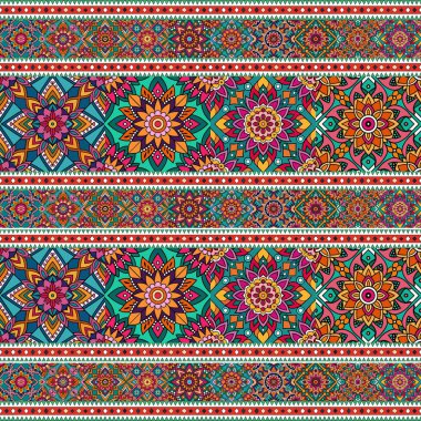 Etnik boho tarzı. vektör illüstrasyonu