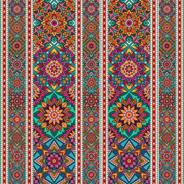 Renkli Meksikalı çiçeksiz arka plan