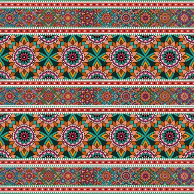 Geleneksel Hint çiçek deseni